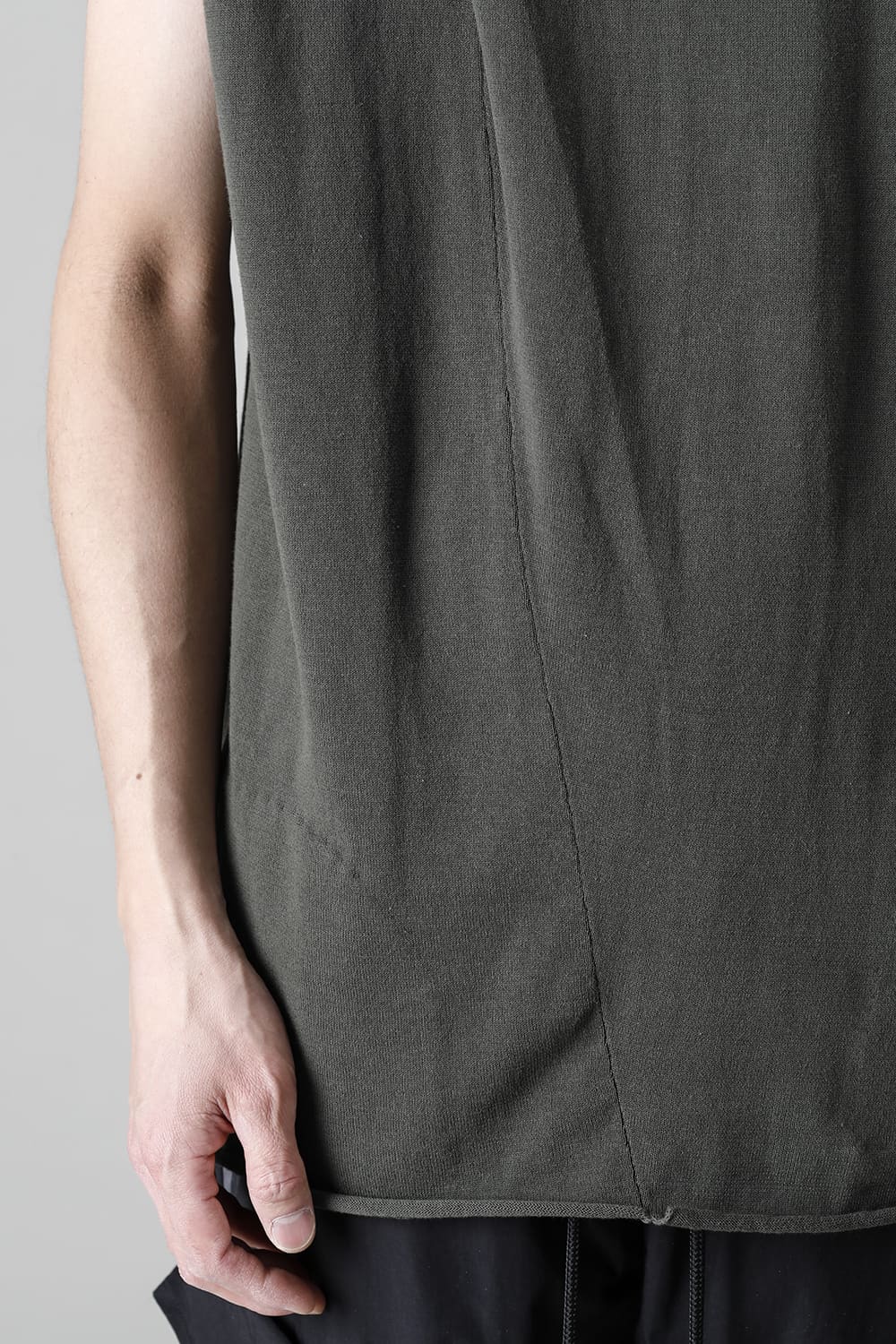 Cross Knit Jersey Khaki