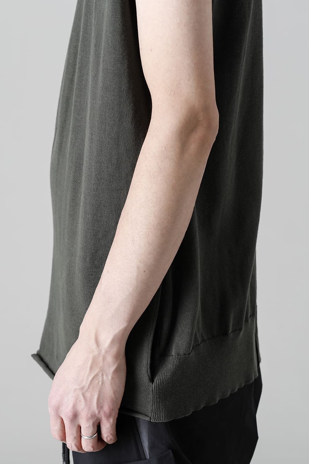 Cross Knit Jersey Khaki