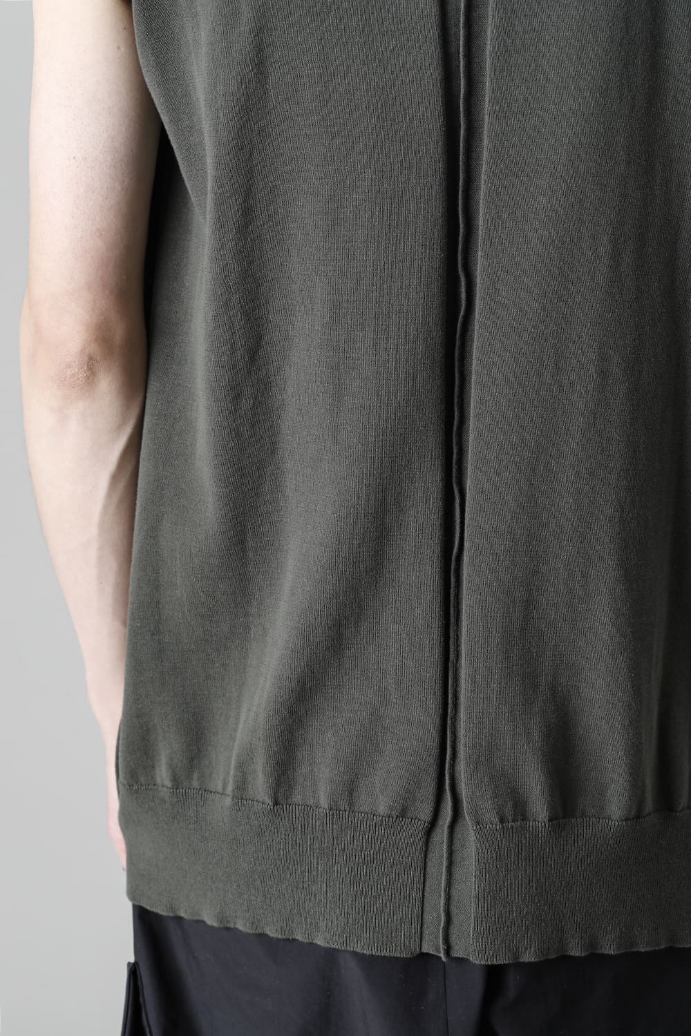 Cross Knit Jersey Khaki