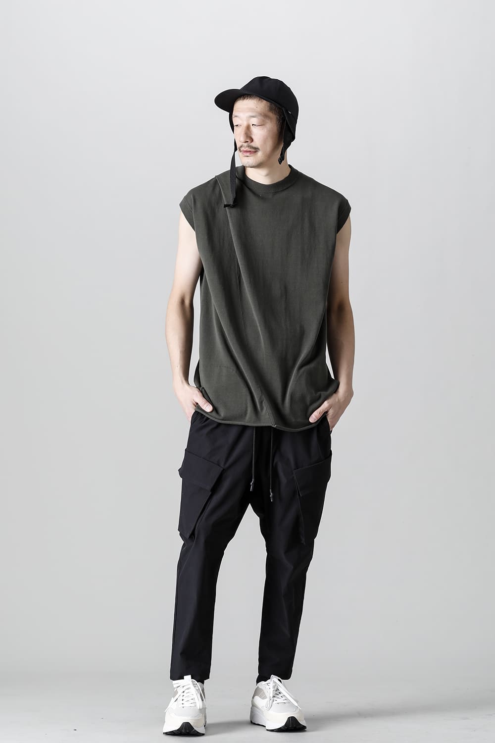 Cross Knit Jersey Khaki