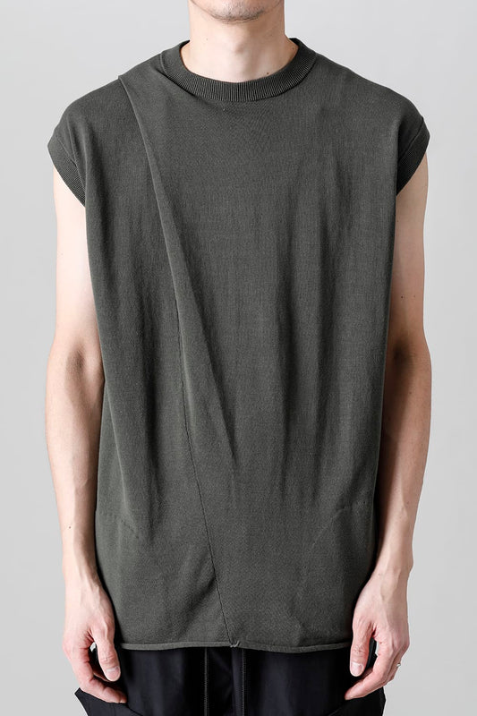 Cross Knit Jersey Khaki