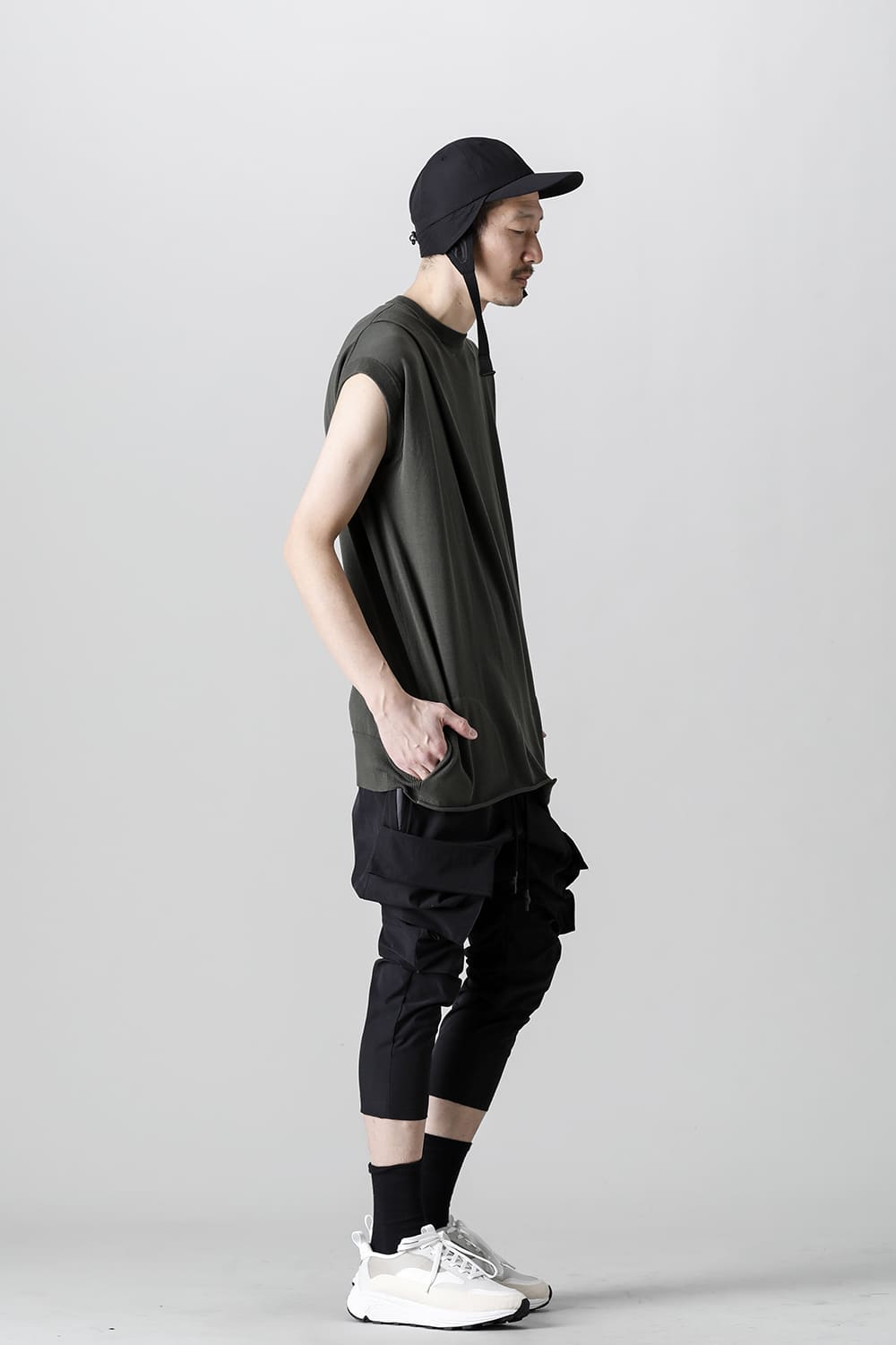 Cross Knit Jersey Khaki