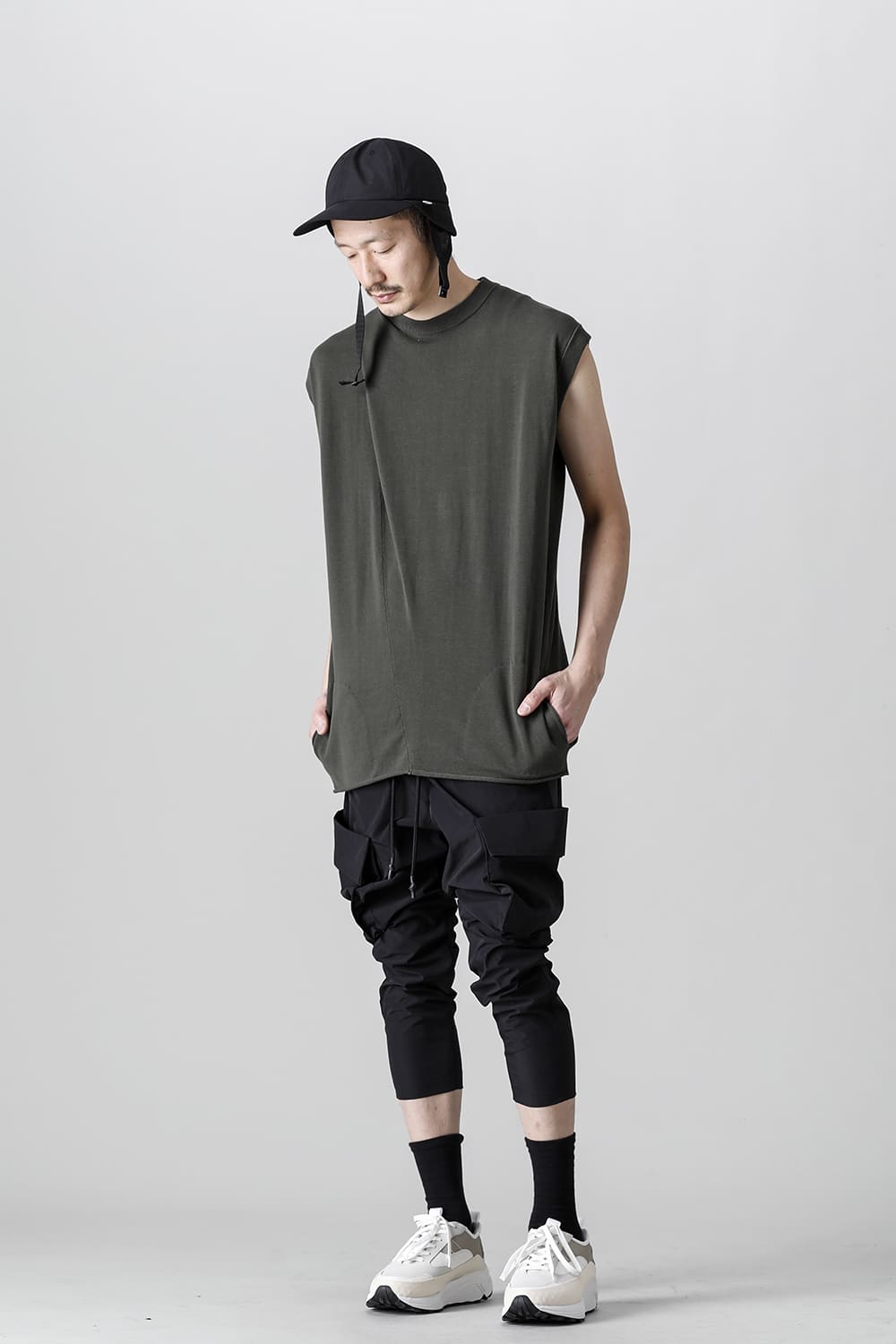 Cross Knit Jersey Khaki