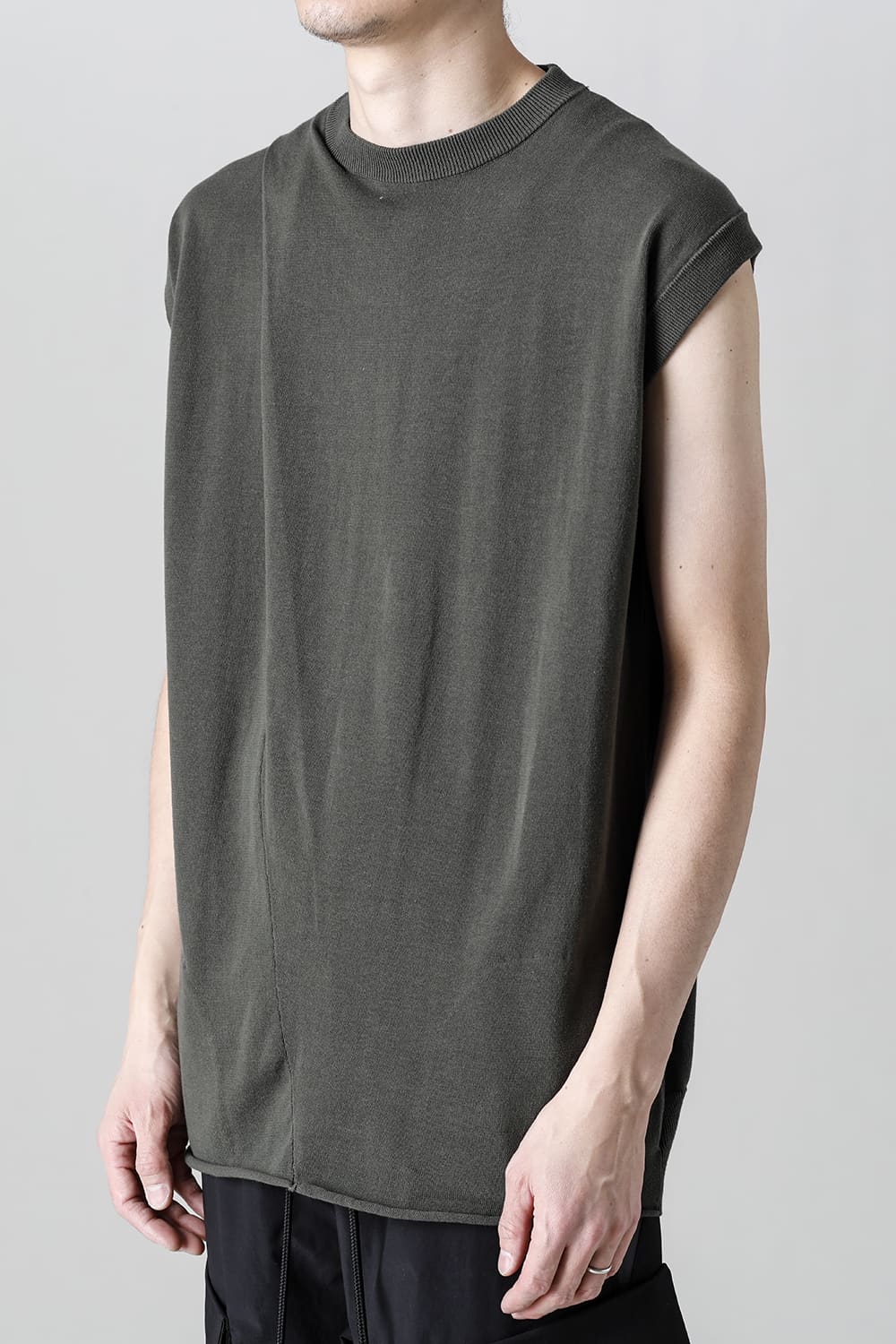 Cross Knit Jersey Khaki