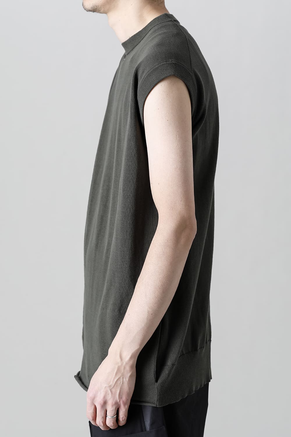 Cross Knit Jersey Khaki