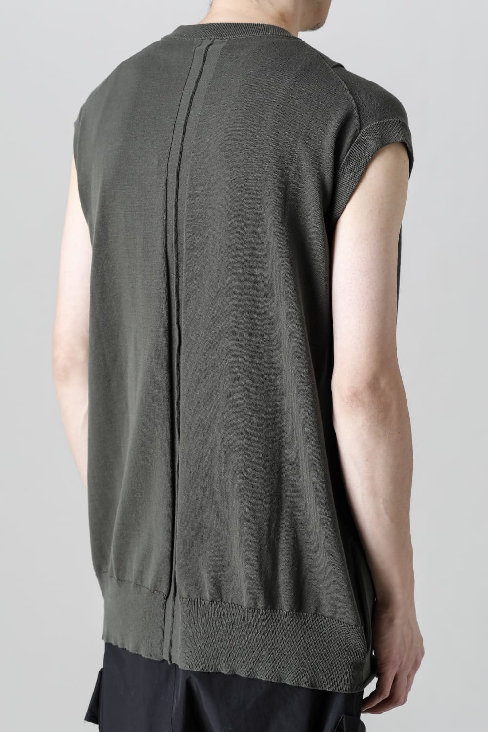 Cross Knit Jersey Khaki