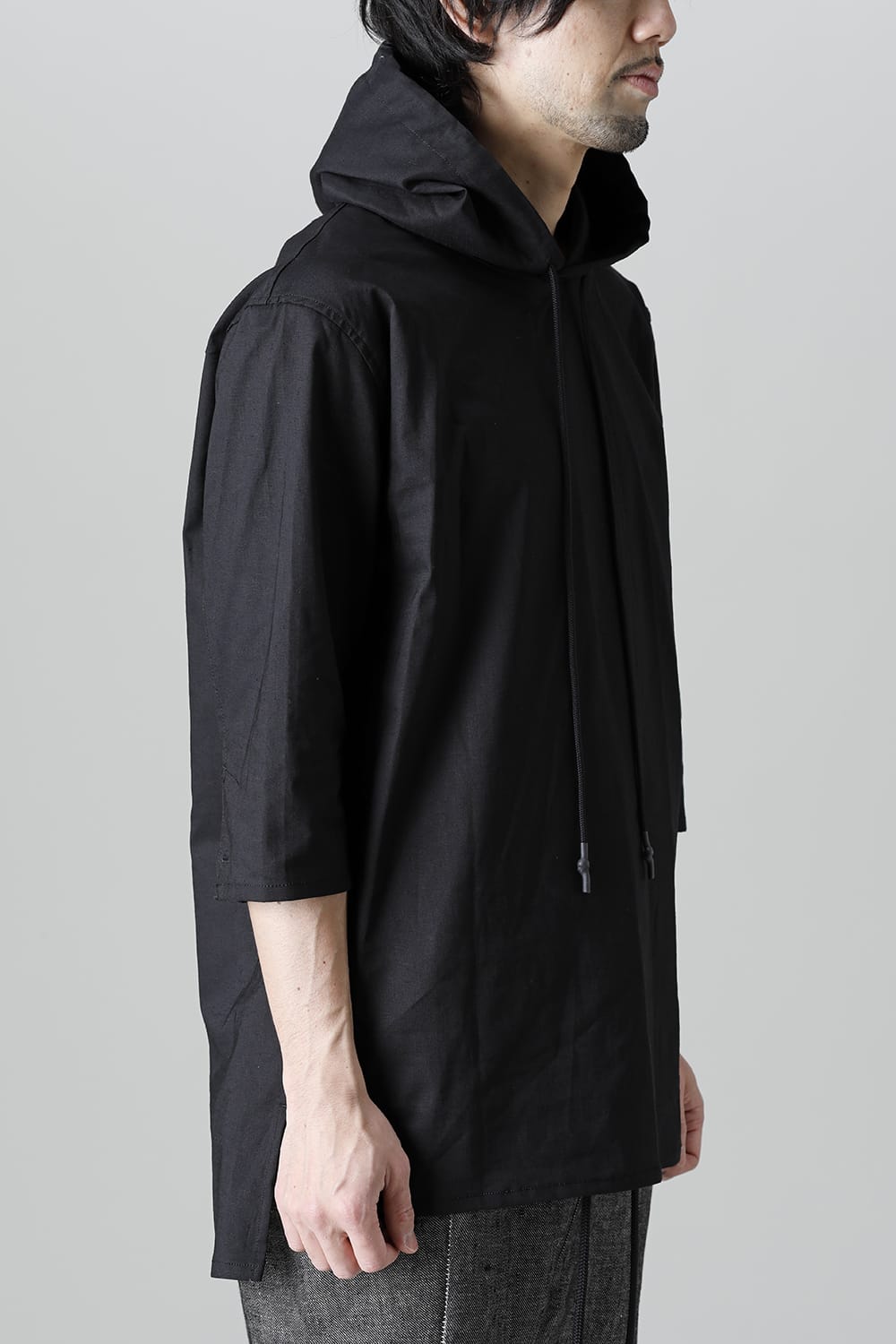 3/4 Hoodie Black