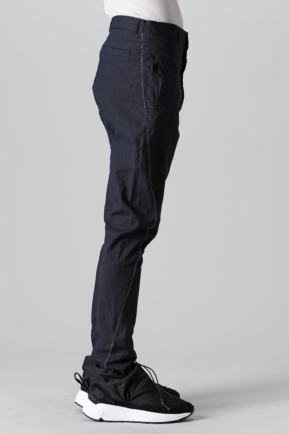 リネンジャージー ソリッド D.Navy