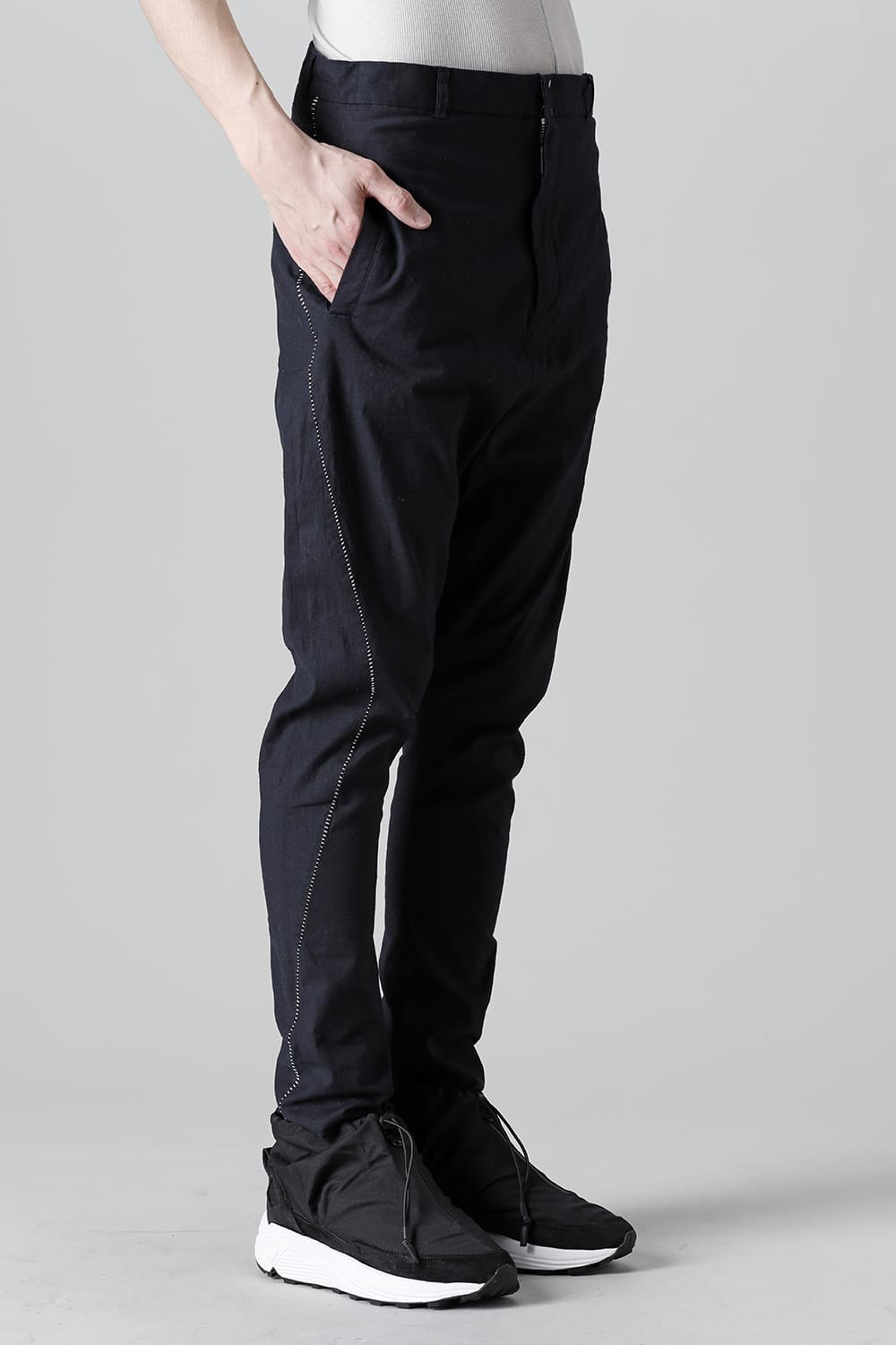 リネンジャージー ソリッド D.Navy