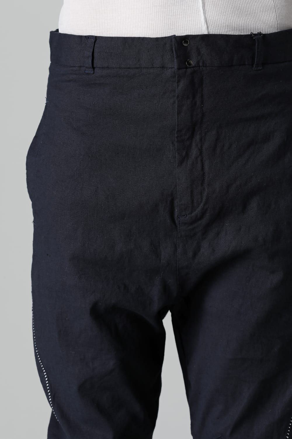 リネンジャージー ソリッド D.Navy