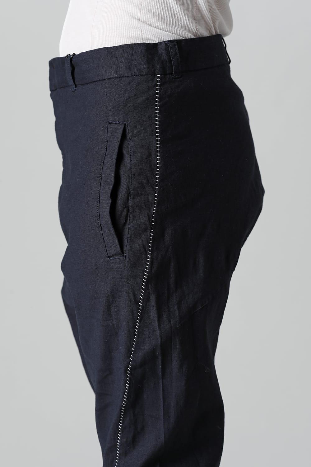 リネンジャージー ソリッド D.Navy