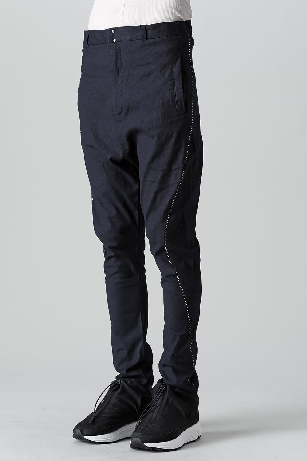 リネンジャージー ソリッド D.Navy