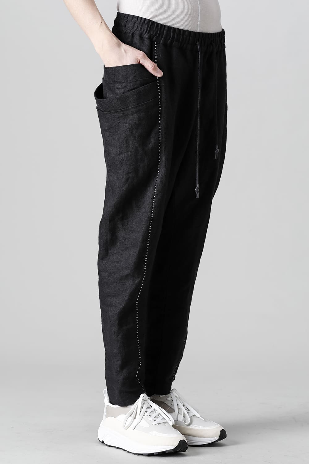 Heavy Linen Jodhpur Black