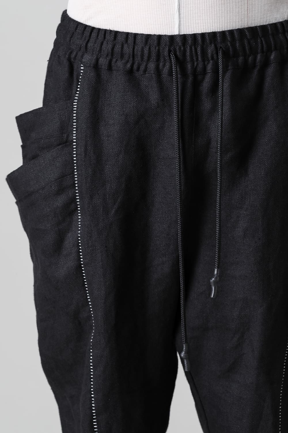 Heavy Linen Jodhpur Black