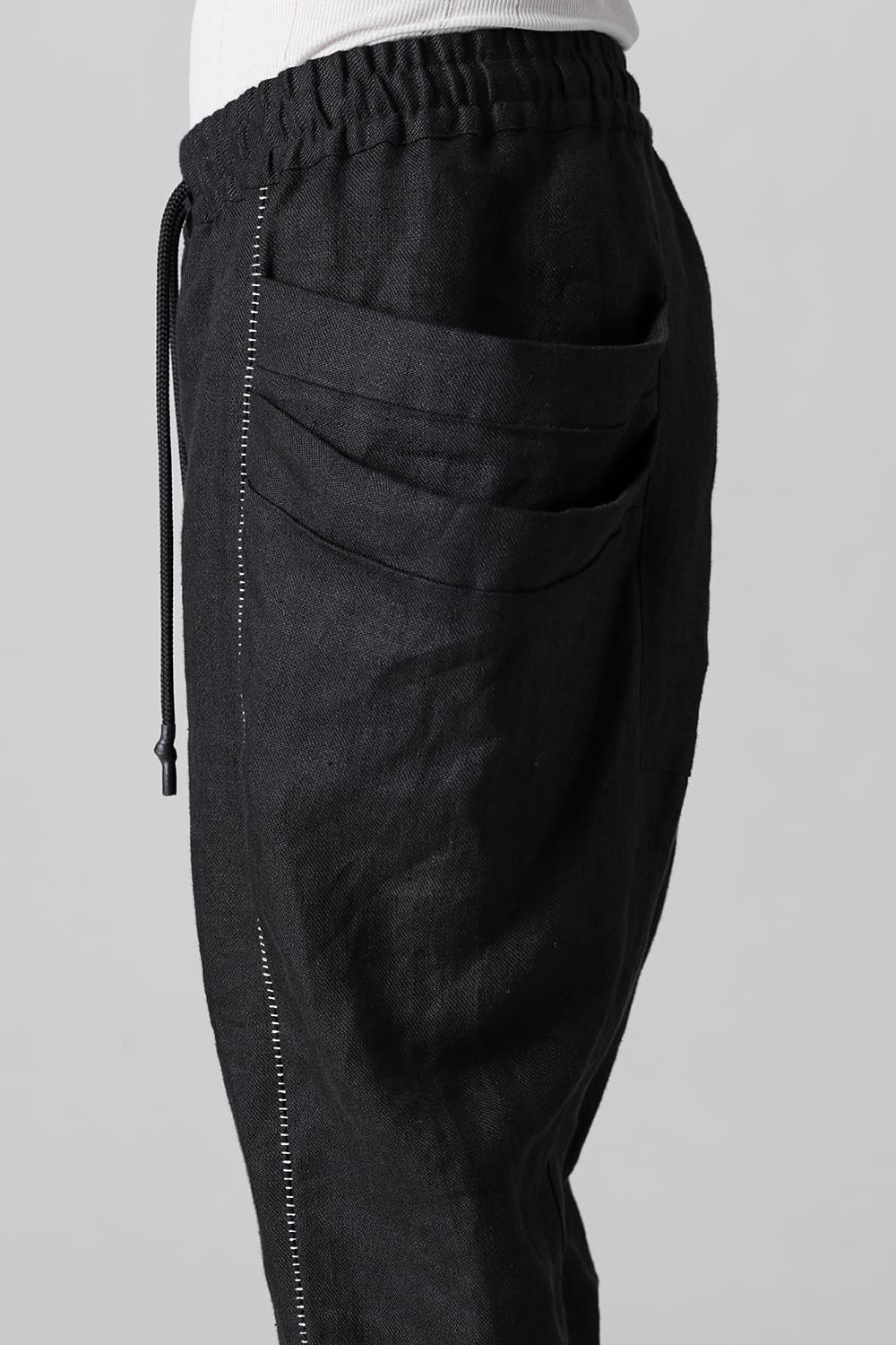 Heavy Linen Jodhpur Black