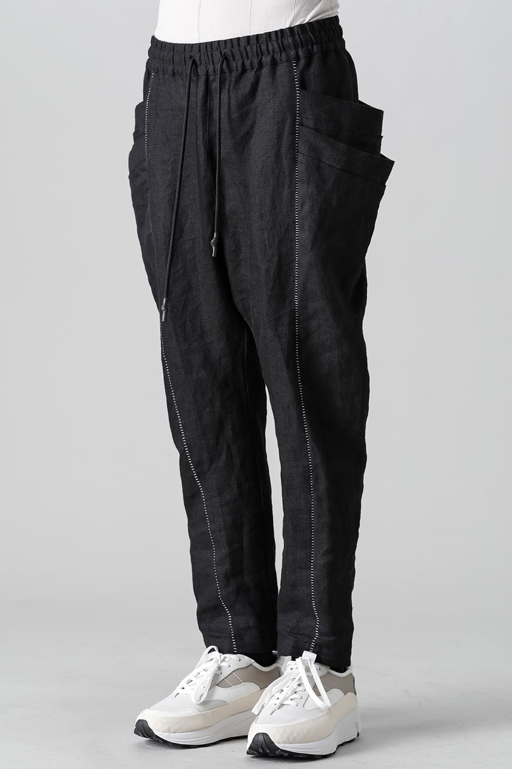 Heavy Linen Jodhpur Black