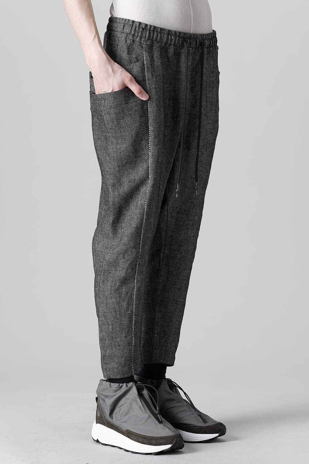 Heavy Linen Jodhpur T.Black