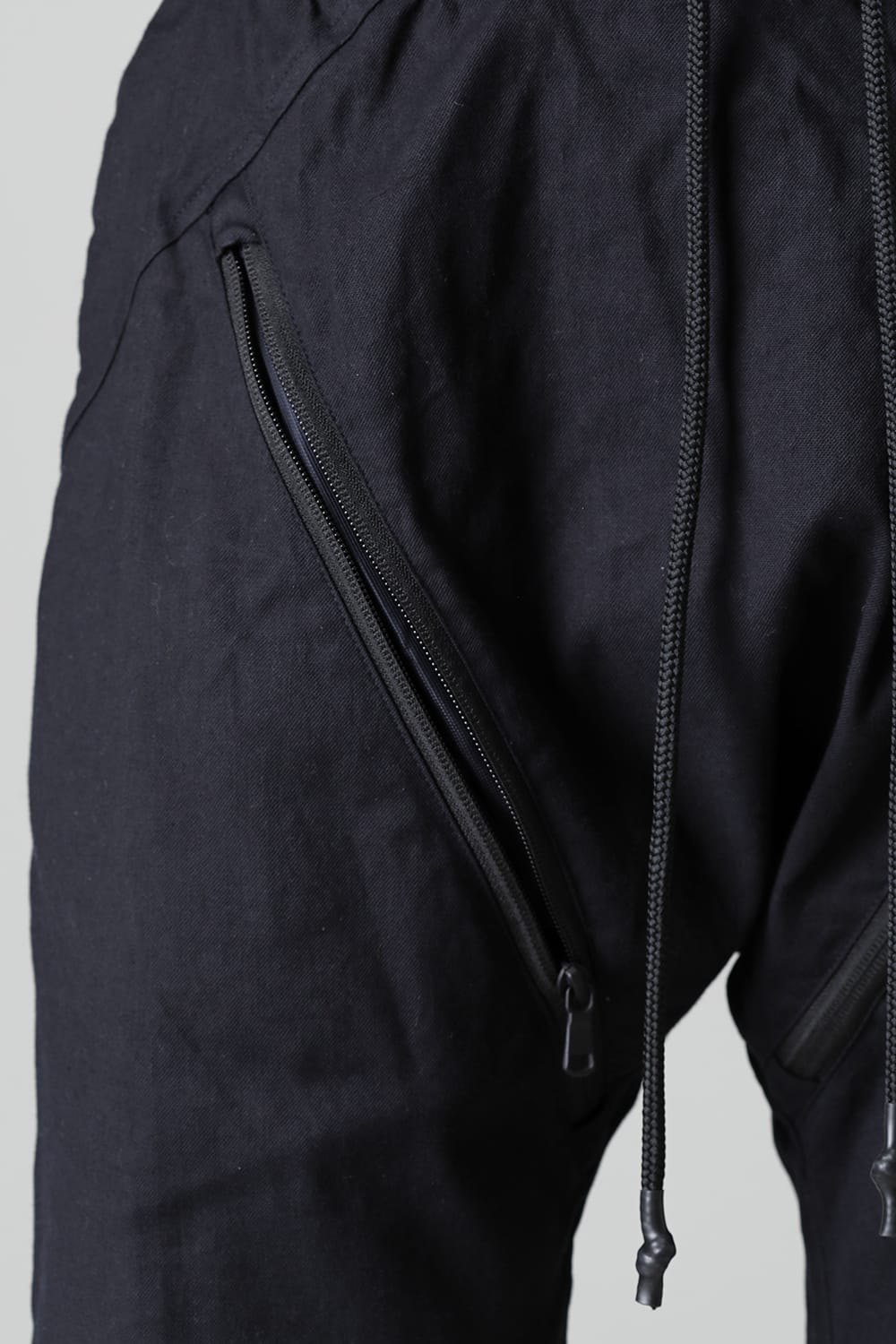 Linen Jersey Moto Shorts D.Navy