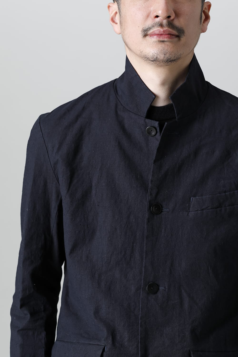 Linen Jersey Jacket D.Navy