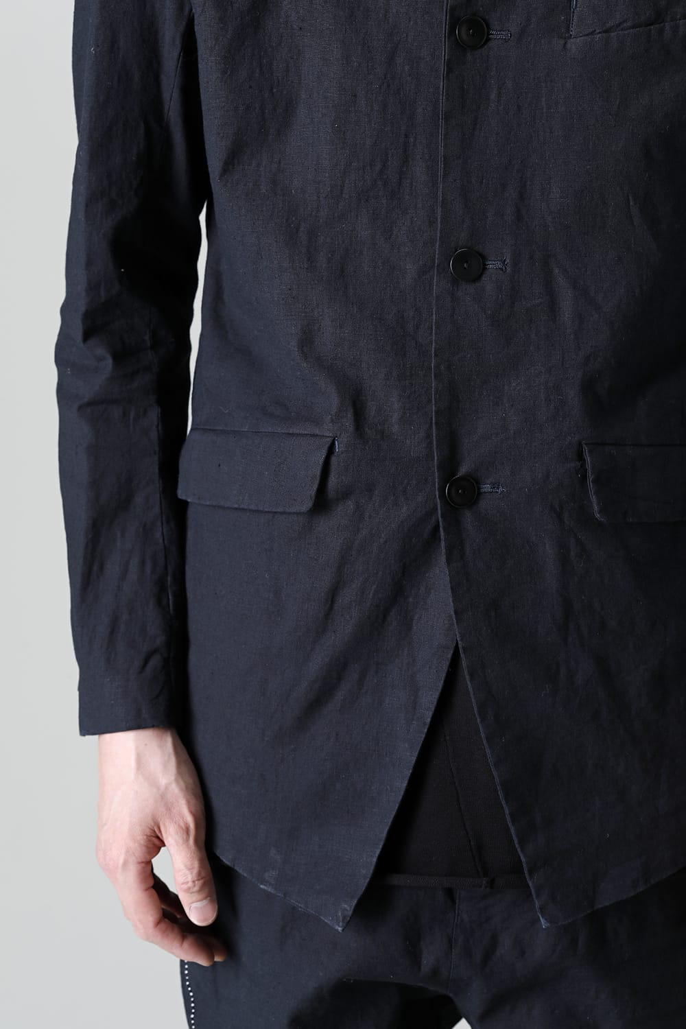 Linen Jersey Jacket D.Navy
