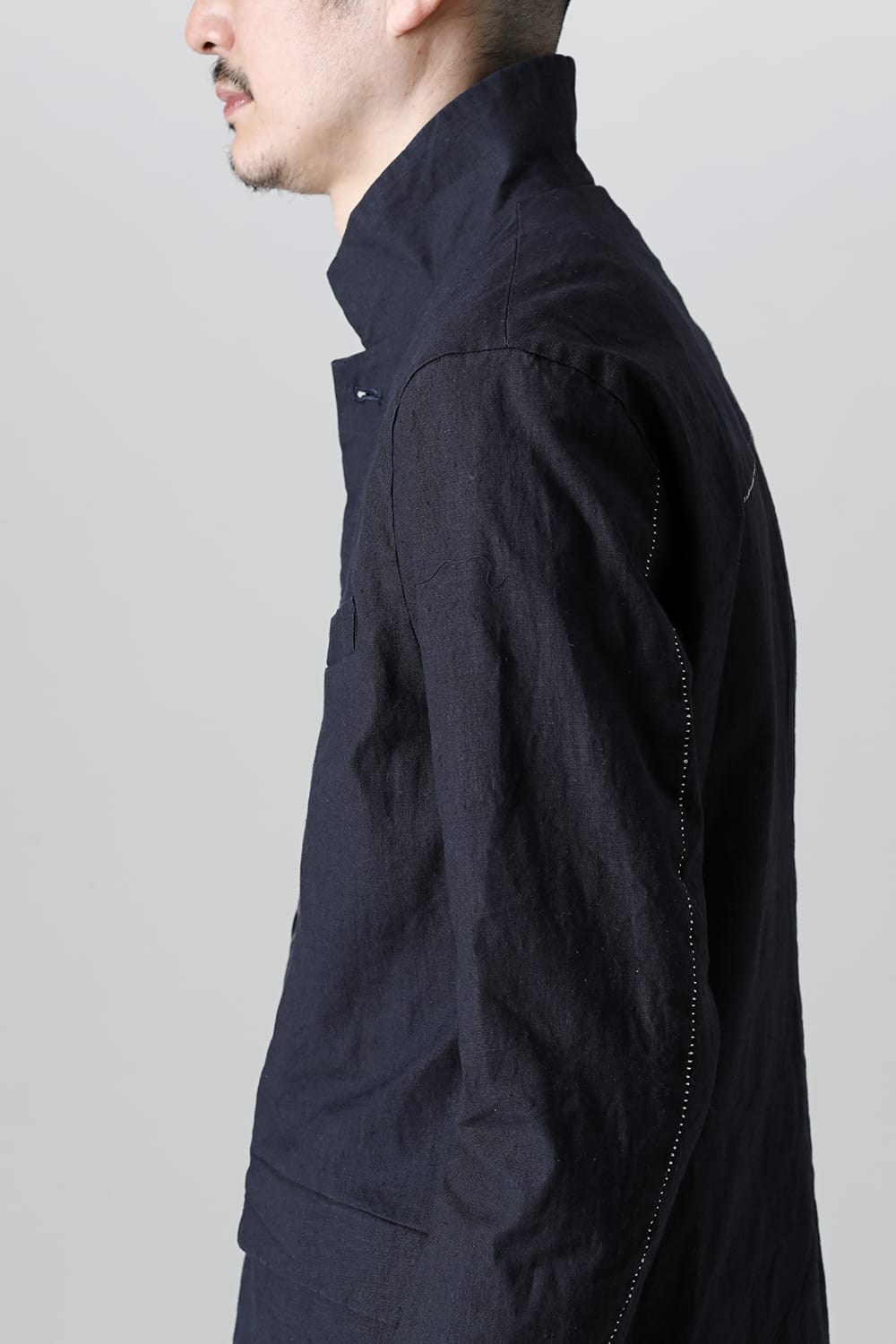 Linen Jersey Jacket D.Navy