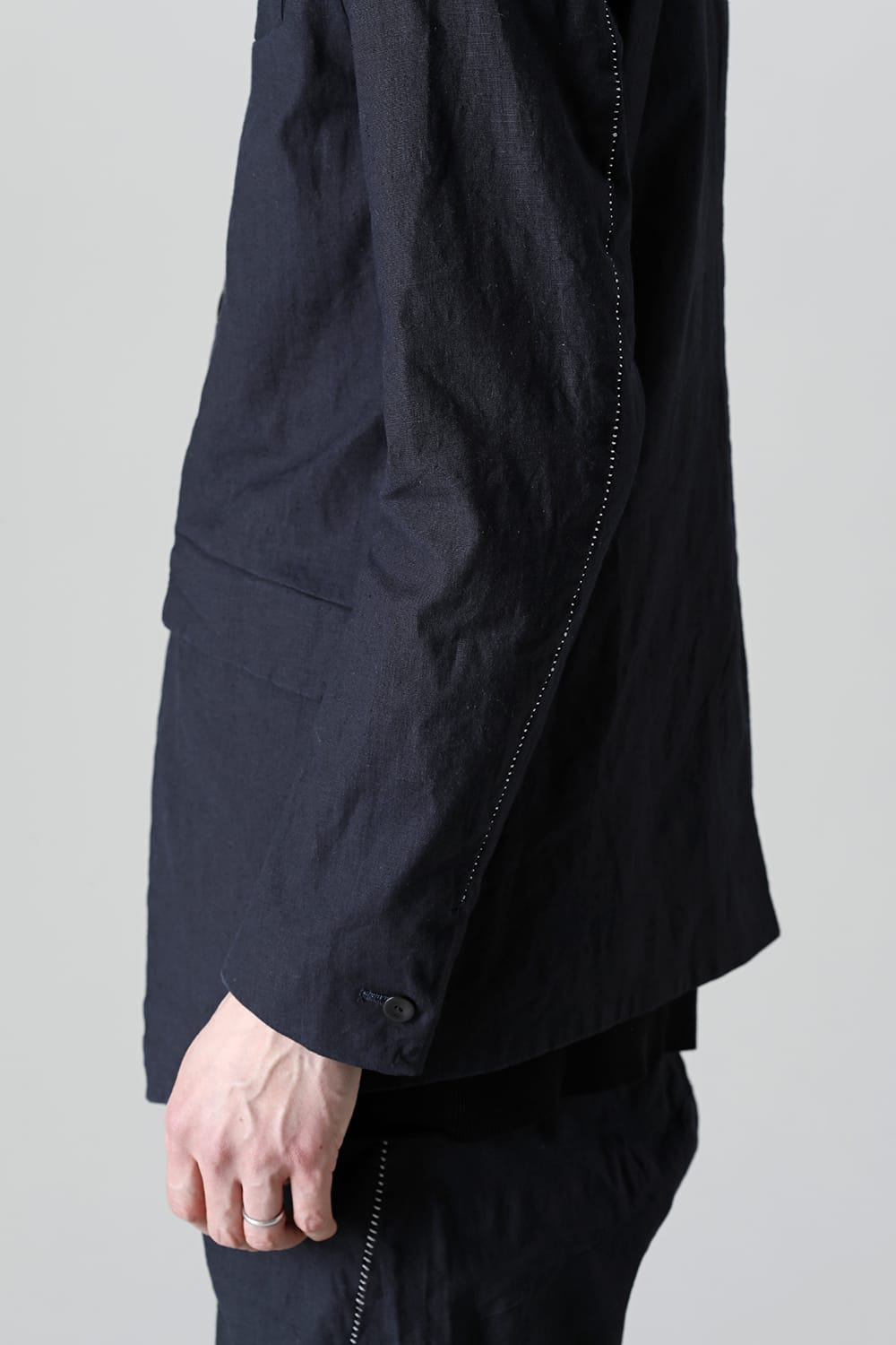 Linen Jersey Jacket D.Navy
