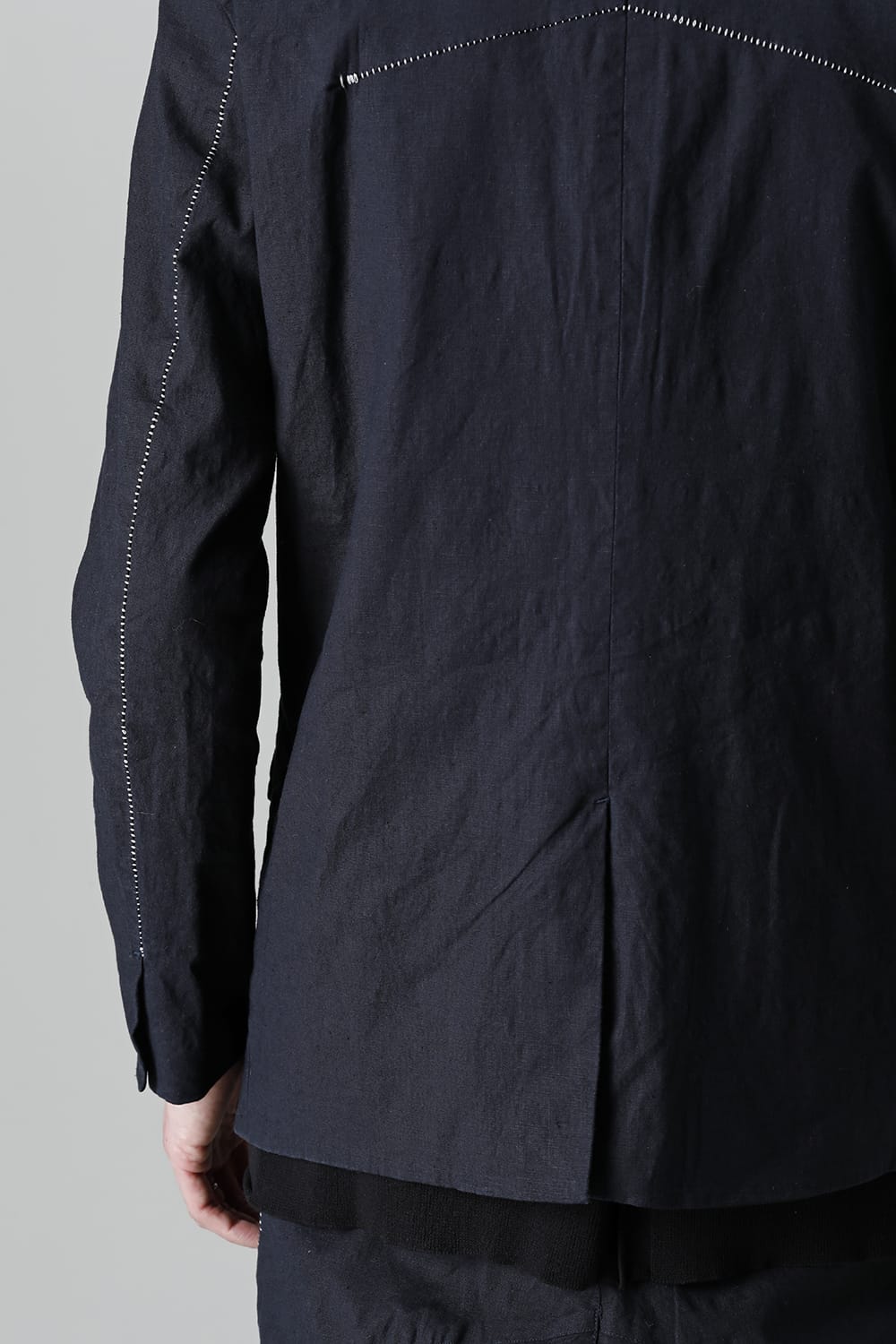 Linen Jersey Jacket D.Navy