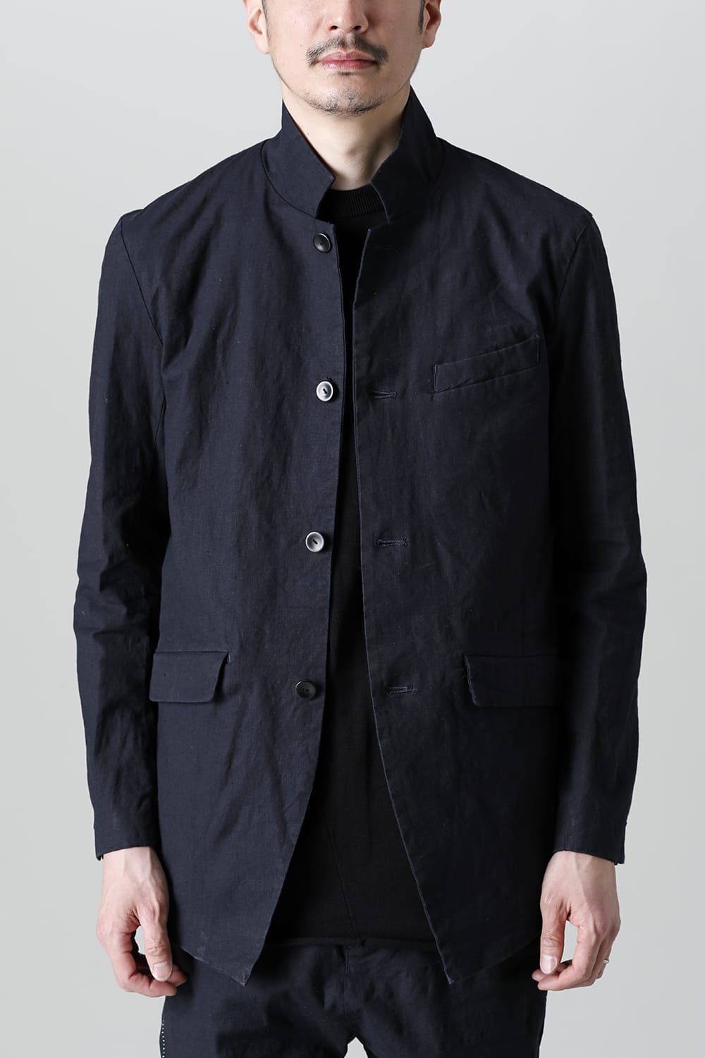Linen Jersey Jacket D.Navy