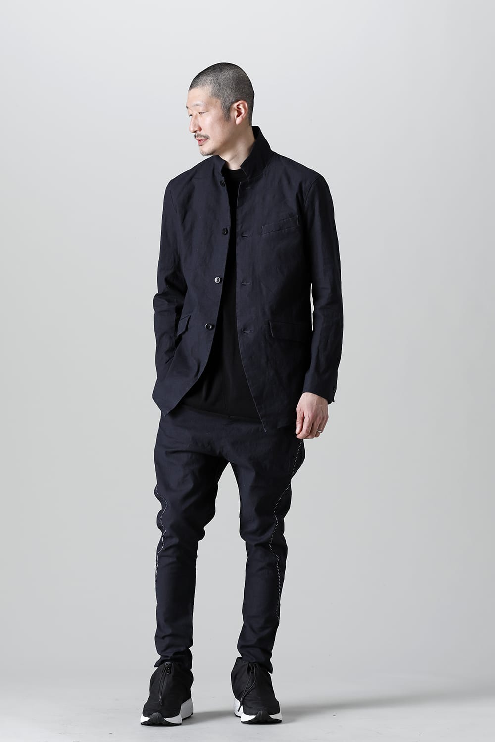 Linen Jersey Jacket D.Navy