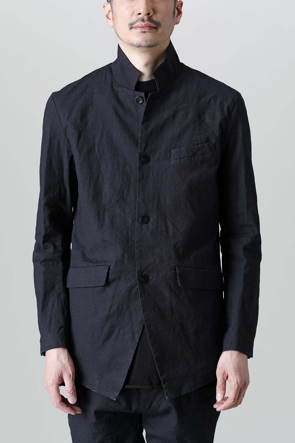 Linen Jersey Jacket D.Navy