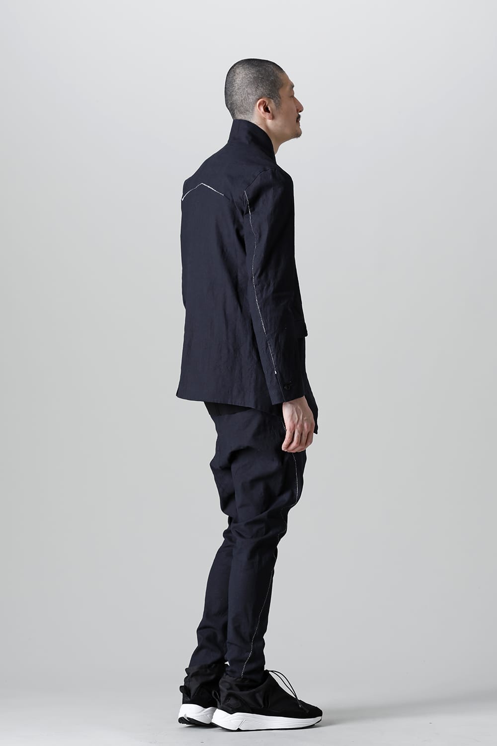 Linen Jersey Jacket D.Navy