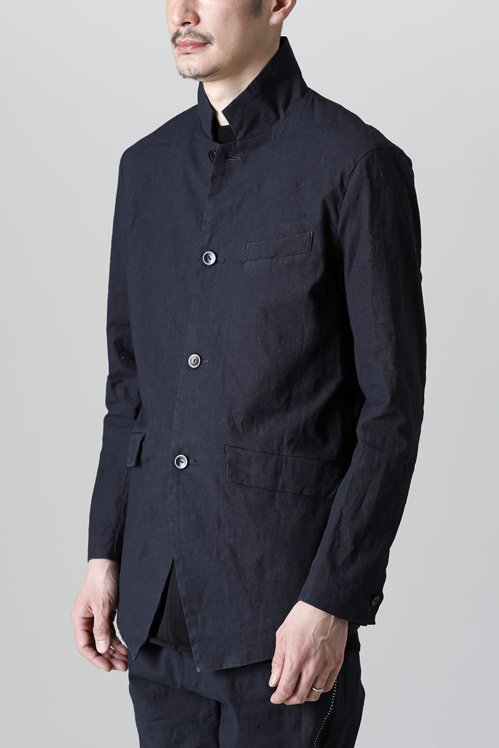 Linen Jersey Jacket D.Navy