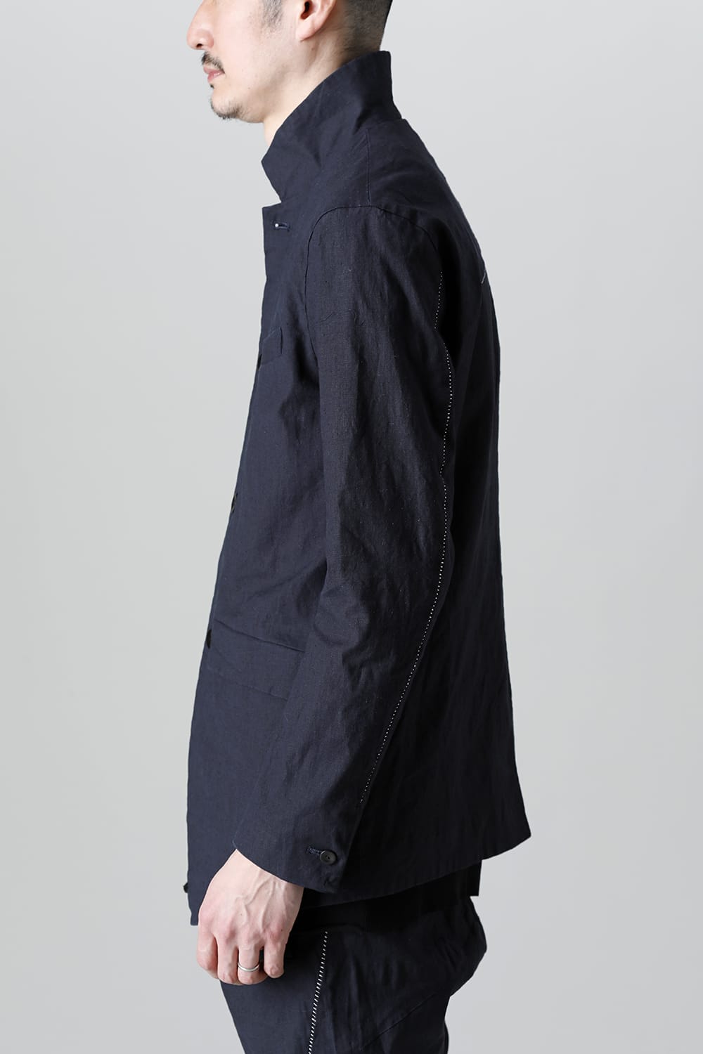 Linen Jersey Jacket D.Navy