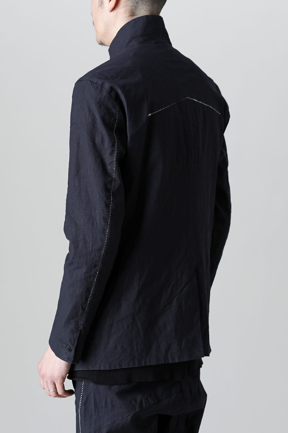 Linen Jersey Jacket D.Navy