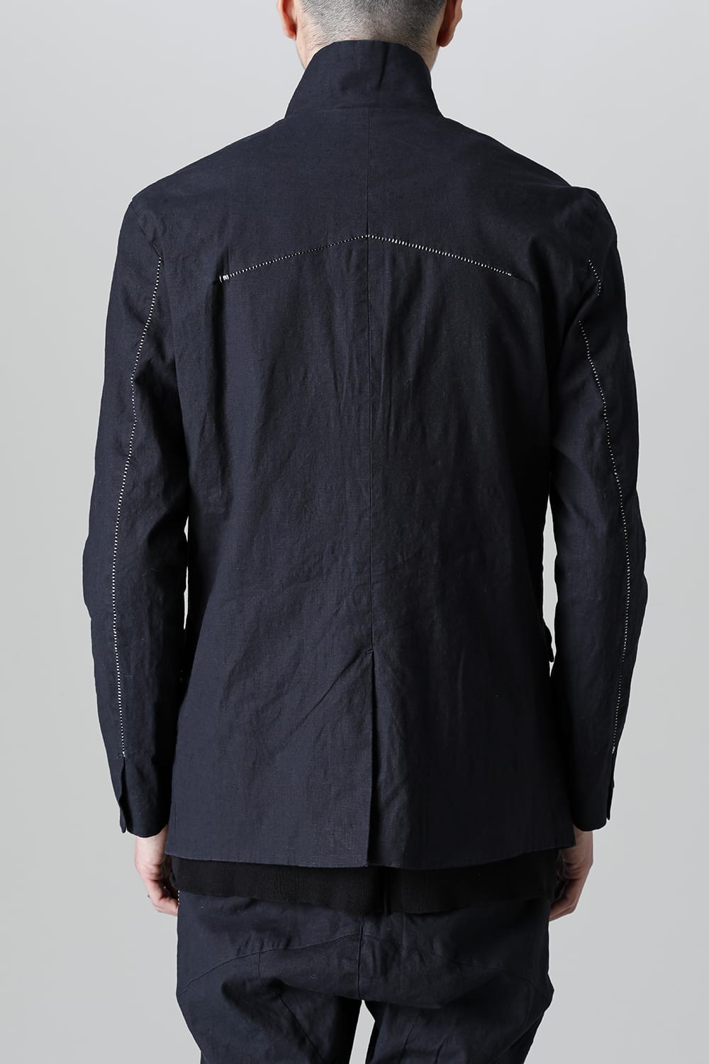Linen Jersey Jacket D.Navy