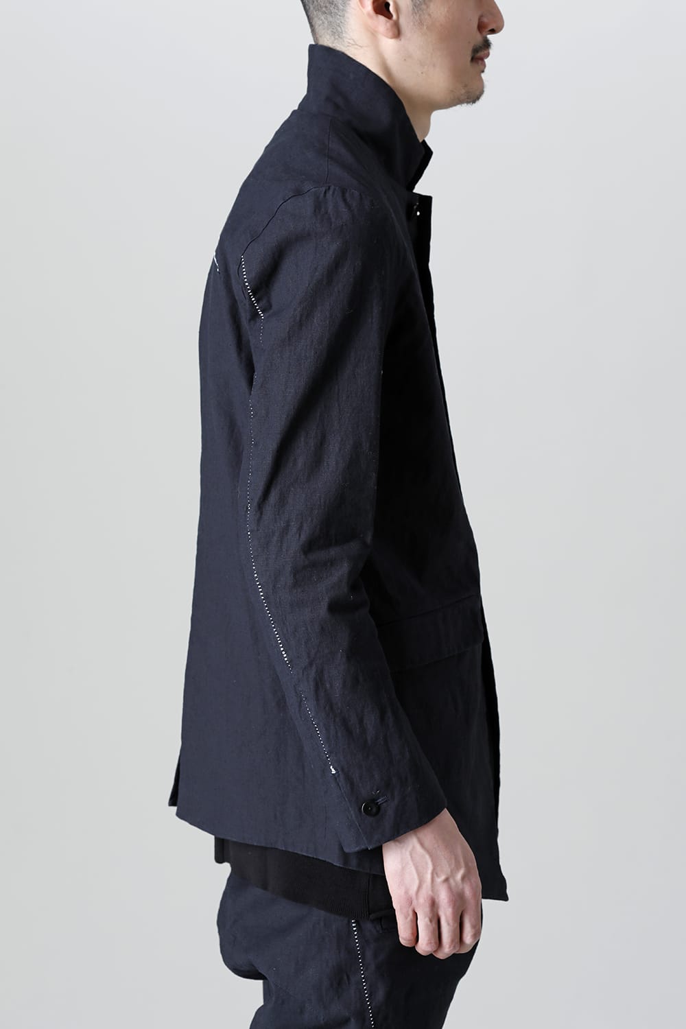 Linen Jersey Jacket D.Navy