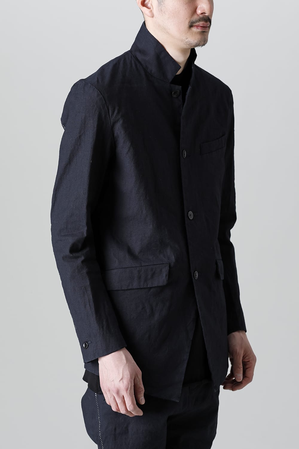 Linen Jersey Jacket D.Navy