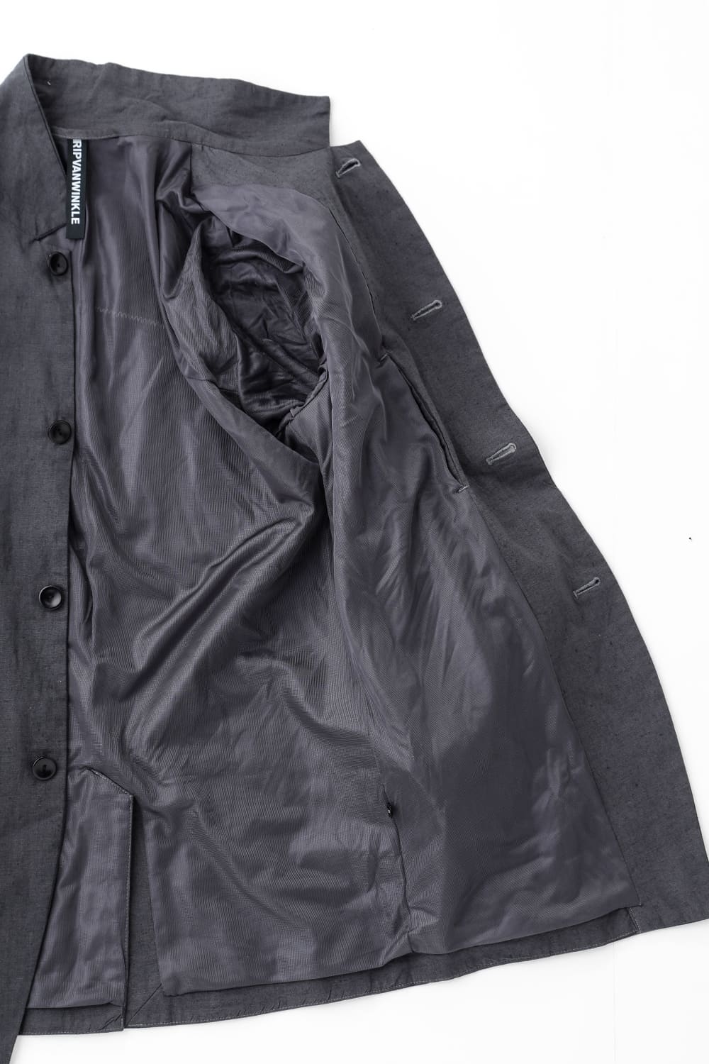 Linen Jersey Jacket Graphite Gray