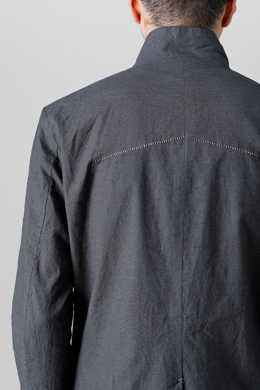 Linen Jersey Jacket Graphite Gray