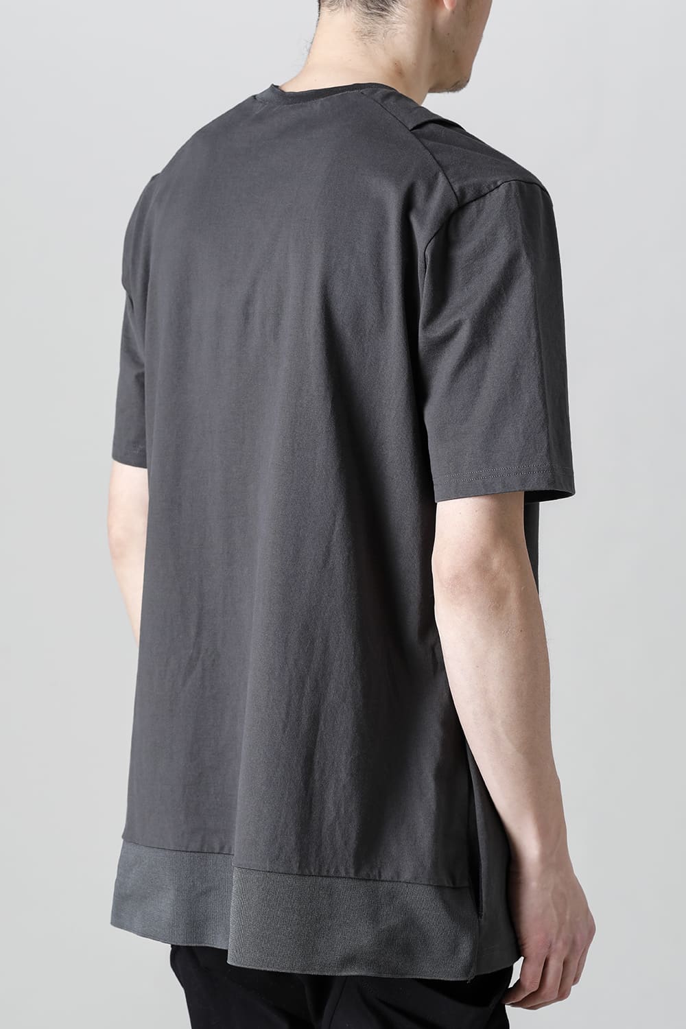 Cross Jersey-T  Solid Gray
