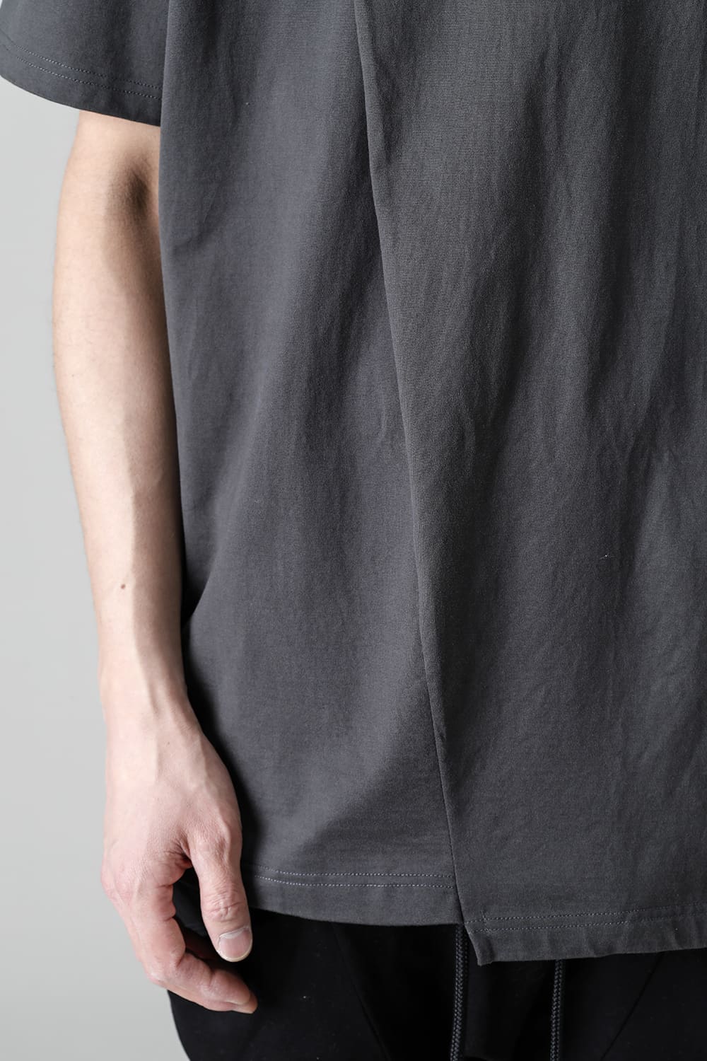 Cross Jersey-T  Solid Gray