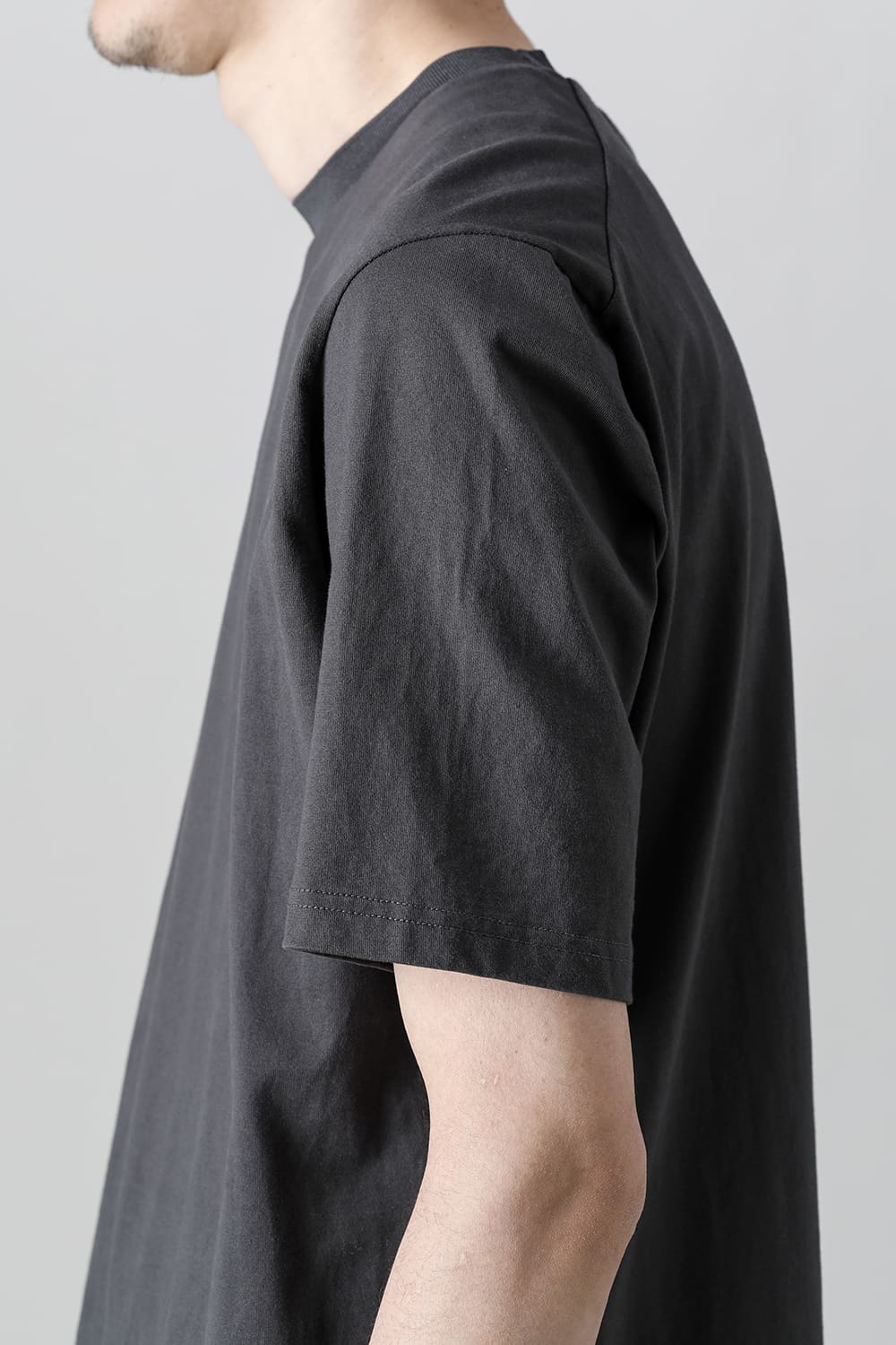 Cross Jersey-T  Solid Gray