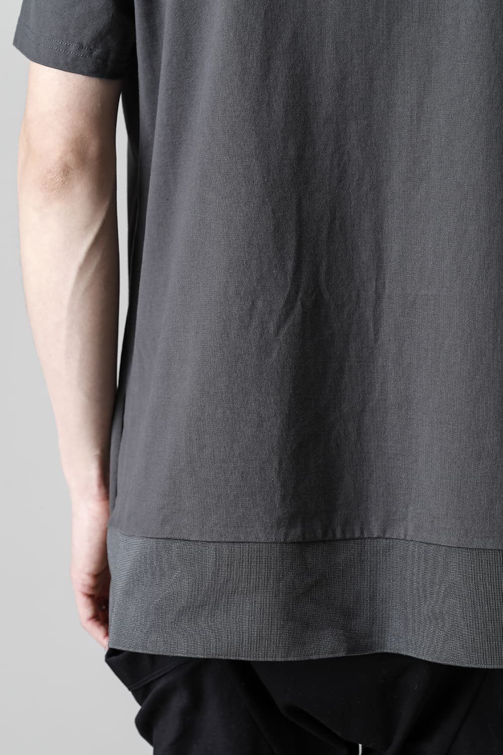 Cross Jersey-T  Solid Gray