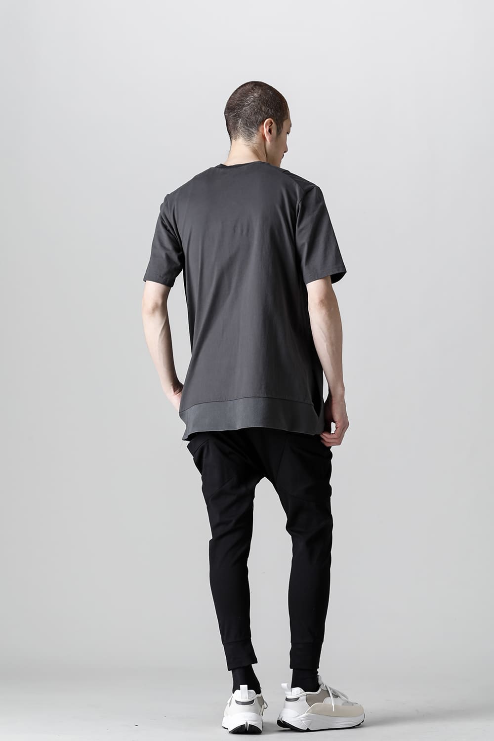 Cross Jersey-T  Solid Gray