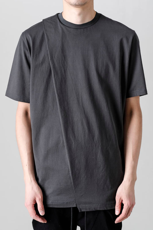 Cross Jersey-T  Solid Gray