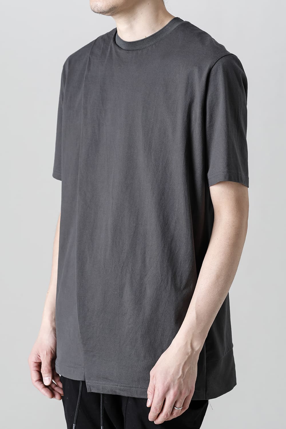 Cross Jersey-T  Solid Gray