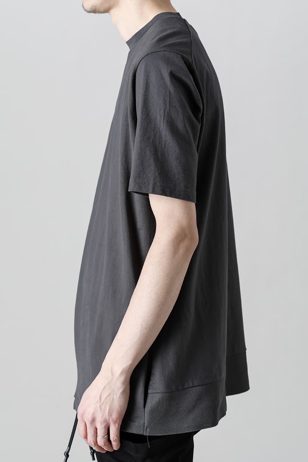 Cross Jersey-T  Solid Gray