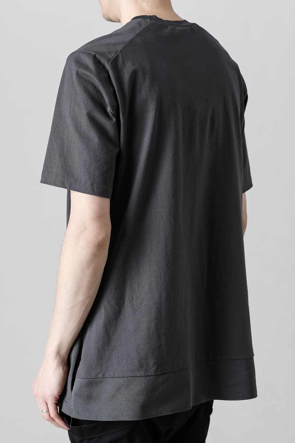 Cross Jersey-T  Solid Gray