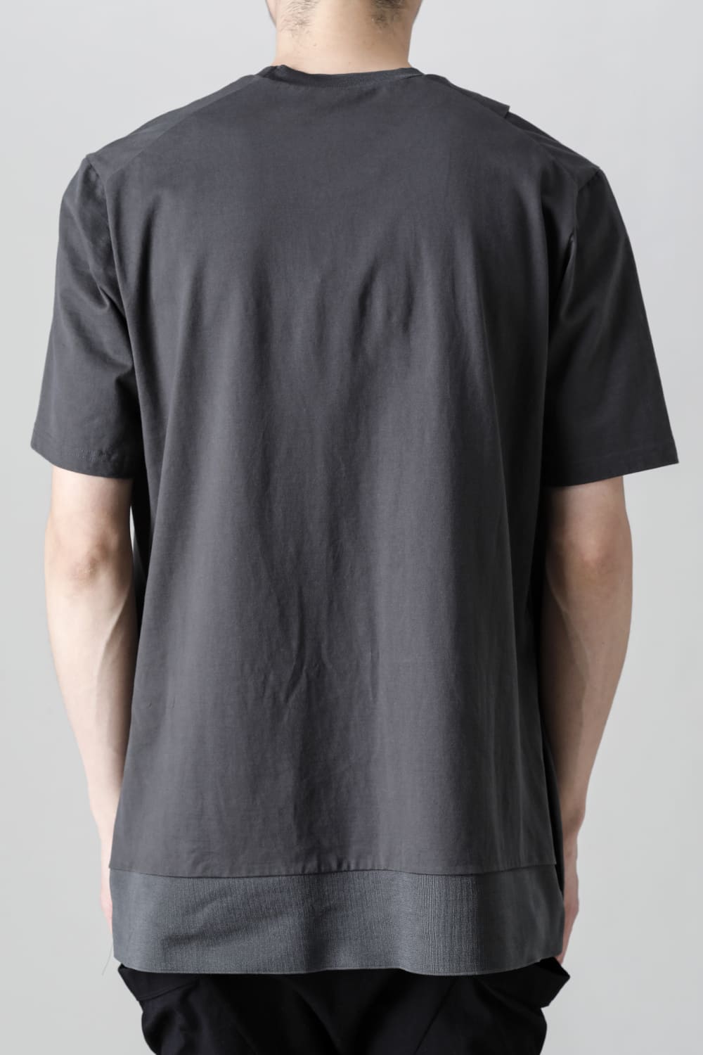 Cross Jersey-T  Solid Gray