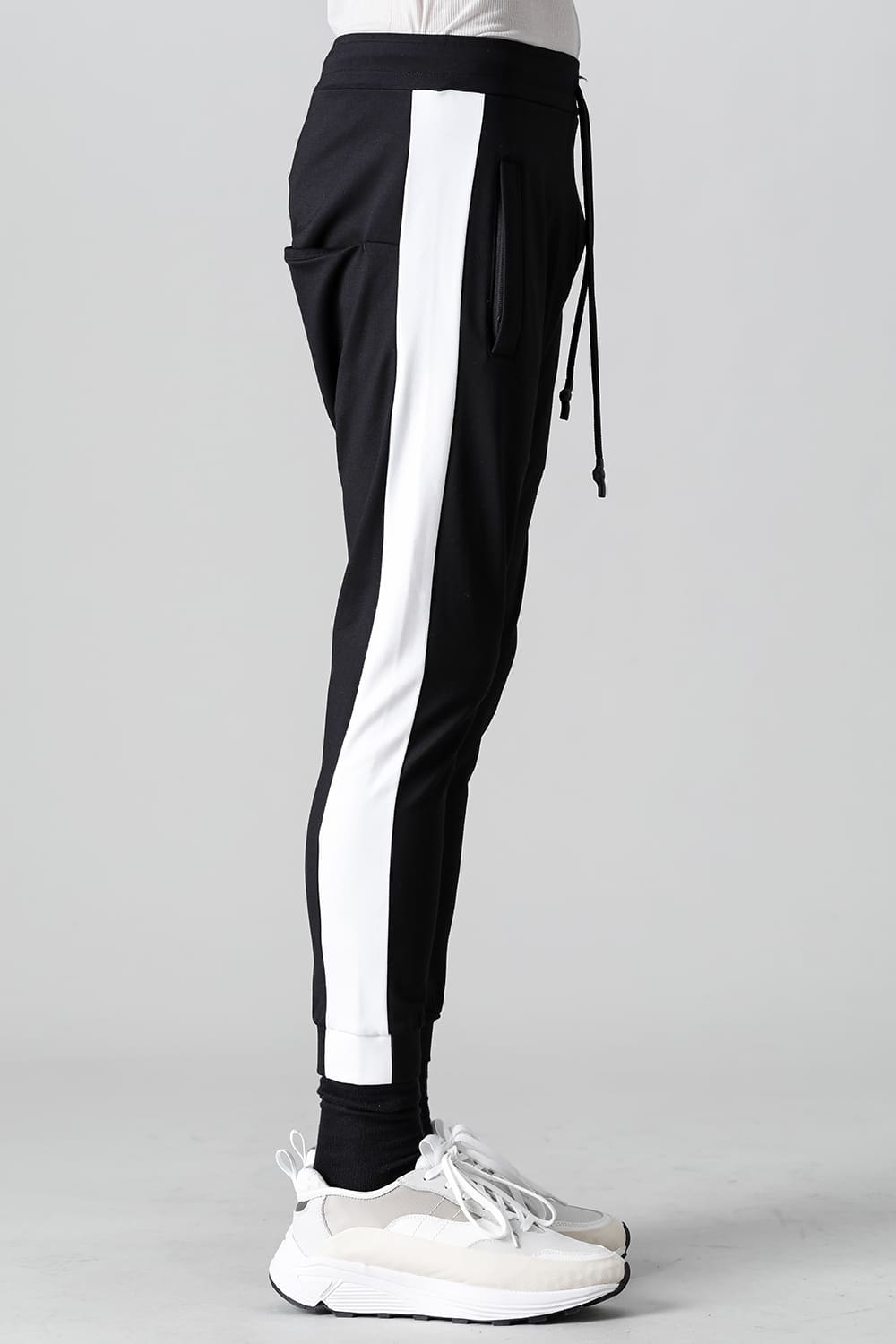 ラインジャージー Black